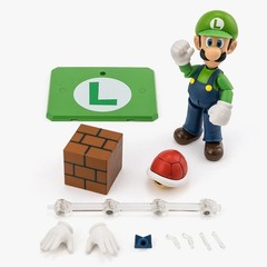 Super Mario Bros Luigi S.H.Figuarts Action Figure by Bandai Tamashii Nations