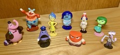 Inside Out 2 PVC Figures Lot (9) Jangles Bing Bong Joy Anger Disgust