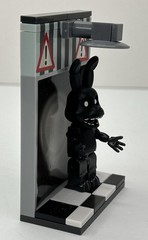 McFarlane FNAF Construction Set: Shadow Bonnie Office Door Set 12681 Complete