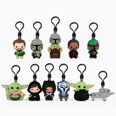 Star Wars Mandalorian Figural Keyring Blind Bag Mystery Pack Grogu Toy 1 Random