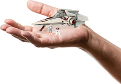 Star Wars Micro Galaxy Squadron V-Wing Starfighter – 3-Inch Light Armor Class Ve