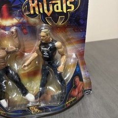 wwe BROCK LESNAR THE ROCK RINGSIDE RIVALS jakks moc BRAND NEW wrestling