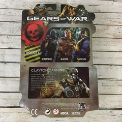2013 Neca Gears Of War 3 Clayton Carmine 3.75″ Figure w/ Lancer Series 1 New