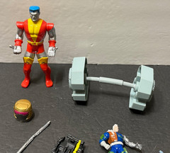 MARVEL TOYBIZ FIGURE PARTS ACCESSORIES AS SHOWN AS IS AS FOUND LOT #2