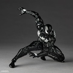 New Release Revoltech Amazing Yamaguchi Symbiote Spider-Man Black Ver KAIYODO