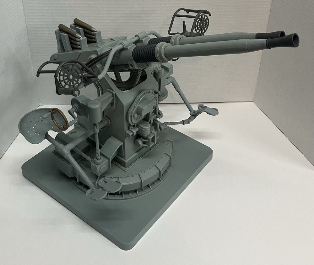 GI JOE 12” Navy Twin Anti-Aircraft 40MM Twin Mount By Hasbro