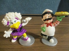 Vintage 1980’s / 1994 CHUCK E CHEESE SHOWTIME PIZZA PVC Figures x 12