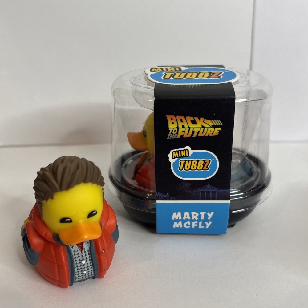Mini TUBBZ Back to the Future Marty McFly Duck Figure Collectible New