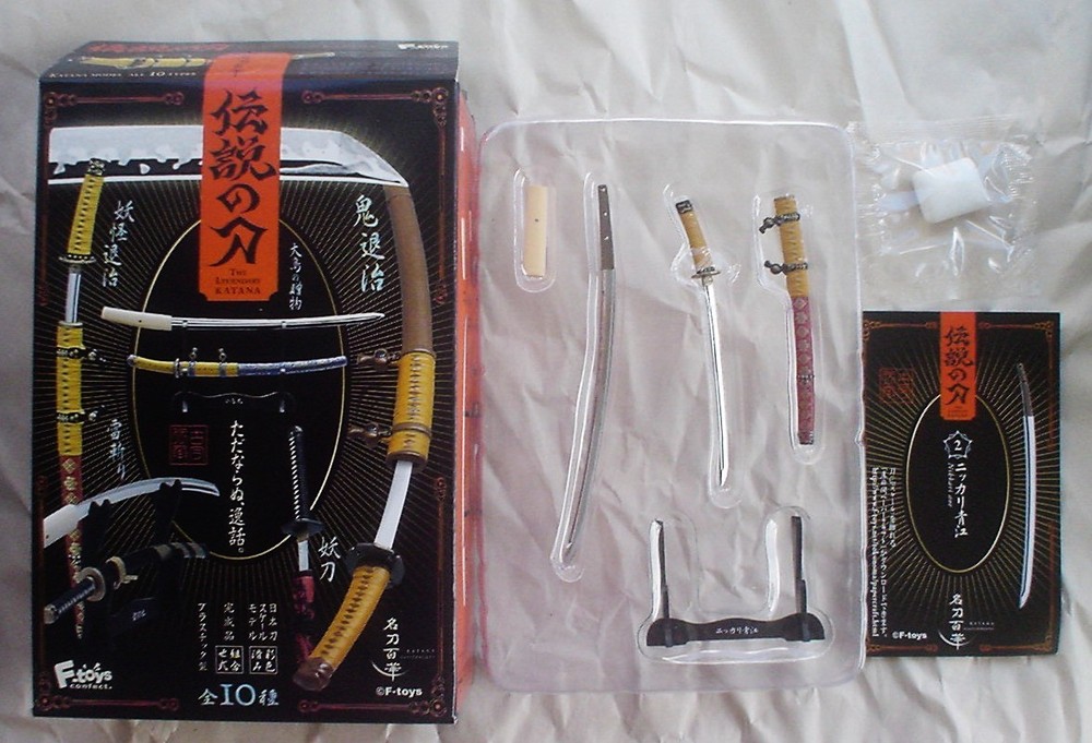 NIKKARI AOE 2A Legendary Katana Masterworks 1:12 Sword Articulated Icons F-Toys