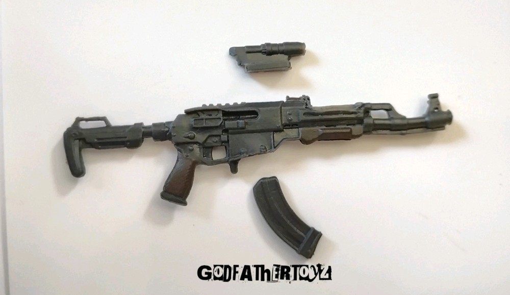 MARVEL LEGENDS ASSAULT RIFLE BLASTER GUN ONLY CUSTOM FODDER