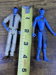2009 Mattel Avatar Jake Sully RDA & Avatar Form Action Figure Lot Cameron 4”