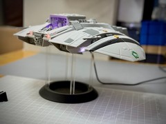 Battlestar Galactica 1978 Cylon Raider TOS Classic (14 in. ANIMATED LIGHTS)