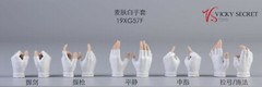 1/6 Female White Gloves Hands Accessory For 12” figure Phicen hot toys ❶USA❶