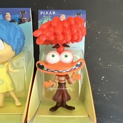 (LOT OF 2) Disney Pixar Inside Out JOY & ANXIETY Mini Figures NEW CultureFly