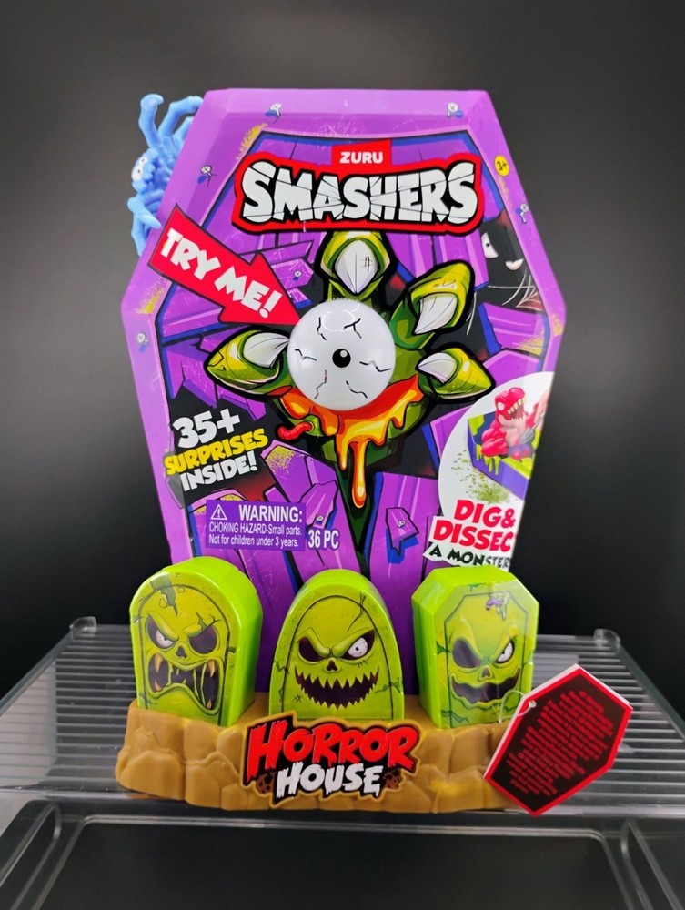 Zuru Smashers Mega Light-Up Horror House Toy Set With 35+ Surprises