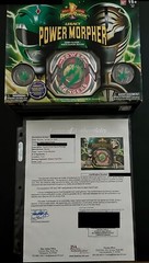 Mighty Morphin Power Rangers Signed Morpher Autographed JDF Jason David Frank
