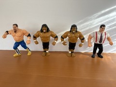 WWF Hasbro 31 Loose Figures Lot Adam Bomb Ludvig Borga Owen Hart Doink And More