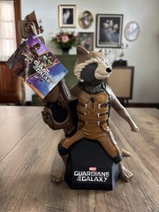 Monogram Marvel GOTG Rocket Raccon PX Figural Bank NEW