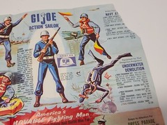 Vintage GI Joe Action Soldier Army Manual Catalog Advertising Fold Out Paper Lot