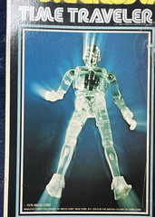 Vintage 1976 MEGO MICRONAUTS TIME TRAVELER (Clear) MOC UNPUNCHED RARE!