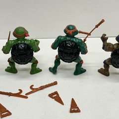 Vintage 1988 TMNT Ninja Turtles Playmates Leo, Raph, Donatello, Michelangelo