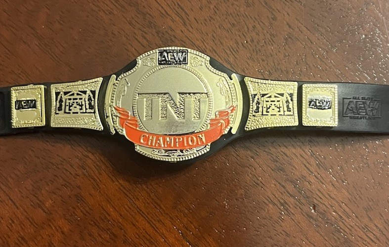 TNT Title Belt AEW Wrestling Belt Action Figure Toy Jazwares WWE WCW Accessory