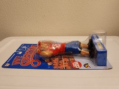 LJN WWE Wrestling Superstars John Cena Figure Blue Card Signed Target Exclusive