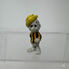 Walt Kelly Pogo Possum Figure Black Yellow Stripes Shirt Vinyl Vintage DAMAGED