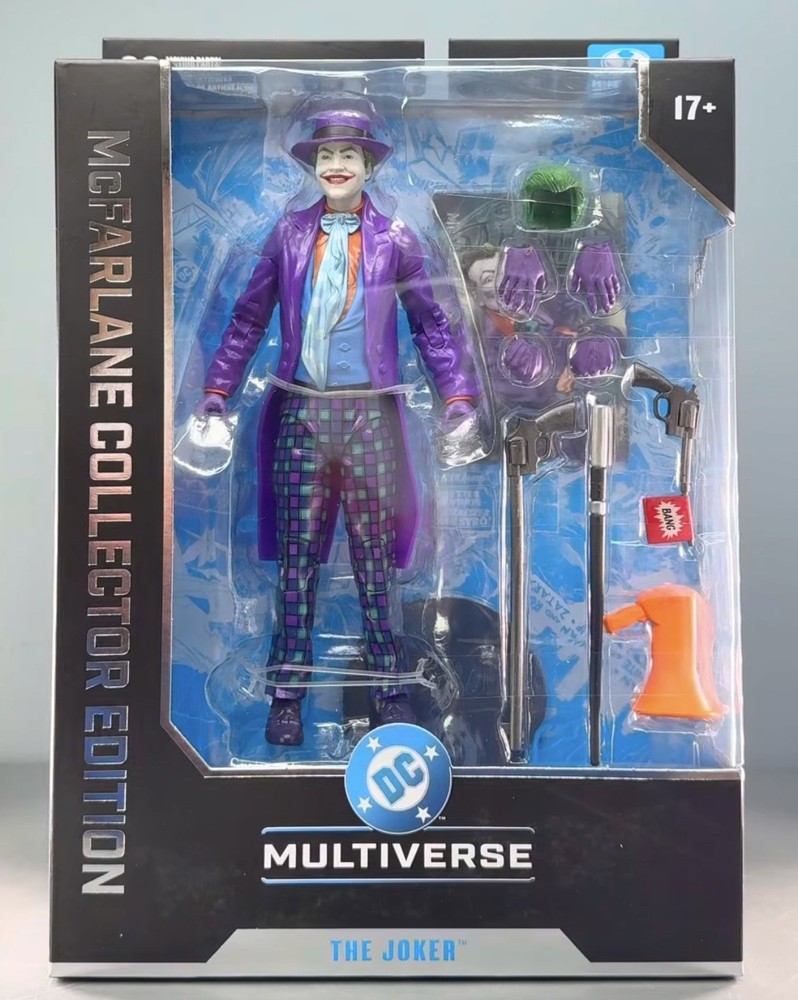 IN STOCK McFarlane DC Multiverse The Joker (Batman 1989Collector Edition Figure