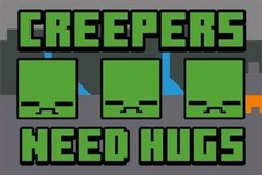 Minecraft Creepers Need Hugs Doormat – Pyramid International