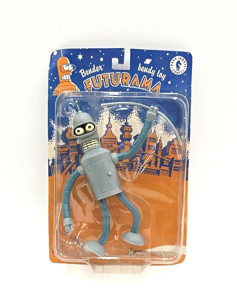 Futurama Bender Bendy Action Figure – NEW FACTORY SEALED