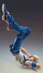 Medicos Super Action Statue JoJo’s Bizarre Adventure Johnny Joestar & pinbadge