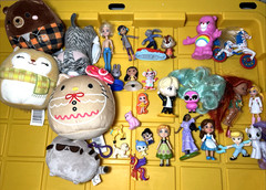 Random Mixed Lot Of Girl Themed Toys Disney My Little Pony Squishmallows & More