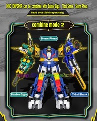 Miniforce Dinoid Warrior Dino Commander Intergation Dinosaur Robot Deluxe Set
