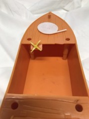 MEGO OUR GANG ROWBOAT VEHICLE WITH BOX FOR 8 INCH FIGURES Not Complete