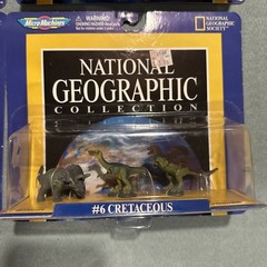 RARE Micro Machine National Geographic Dinosaurs incomplete set
