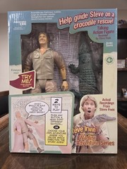 Steve Irwin Talking Action Figure 9″ Wildlife Adventure Crocodile Hunter NEW BOX