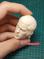 1:6 1:12 1:18 Samurai Miyamoto Musashi Head Sculpt For 12″ Male Figure Body Toy