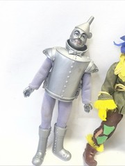 MEGO Wizard of Oz WIZARD Frank Morgan Scarecrow & Tinman 8″ Figures DOLL Vintage