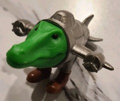 1pcs Italian Brainrot Crocodilo Bombardino Toy Cake Topper Figure-New