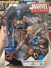 Unopened Savage Frost Giant and Loki Marvel Universe Walmart Exclusive Sealed