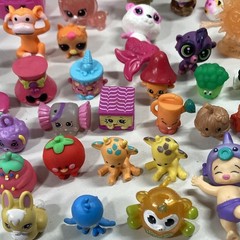 Mixed Lot Of Smalls, Shopkins, Puppy In My Pocket, Littlest Pet Shop, Tokidoki.