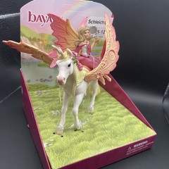 Schleich Fairy Feya with Pegasus Unicorn, 70568, 5-12 Yrs. ,New