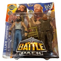 WWE BATTLEPACK LUKE HARPER ERICK ROWAN FIGURE WYATT FAMILY ELITE LEGENDS