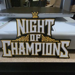 WWE Mattel Night Of Champions 2026 PLE Logo Accessory
