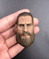 CUSTOM 1/6 Bearded Male Head Sculpt Model Y14 for 12” Action Figure