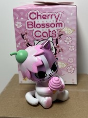 Tokidoki Cherry Blossom Cats Kitty Petals 3″ Vinyl Figure New w/ Box