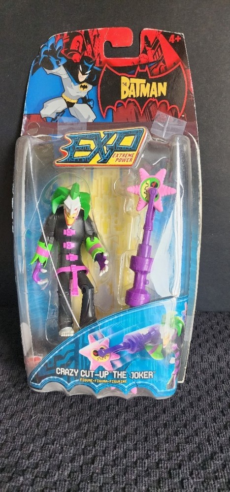 Mattel 2005 DC The Batman EXP Extreme Power Joker Action Figure Crazy Cut Up
