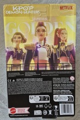 Rumi KPop Demon Hunters Huntrix Singing Golden Fashion Doll Figure Mattel