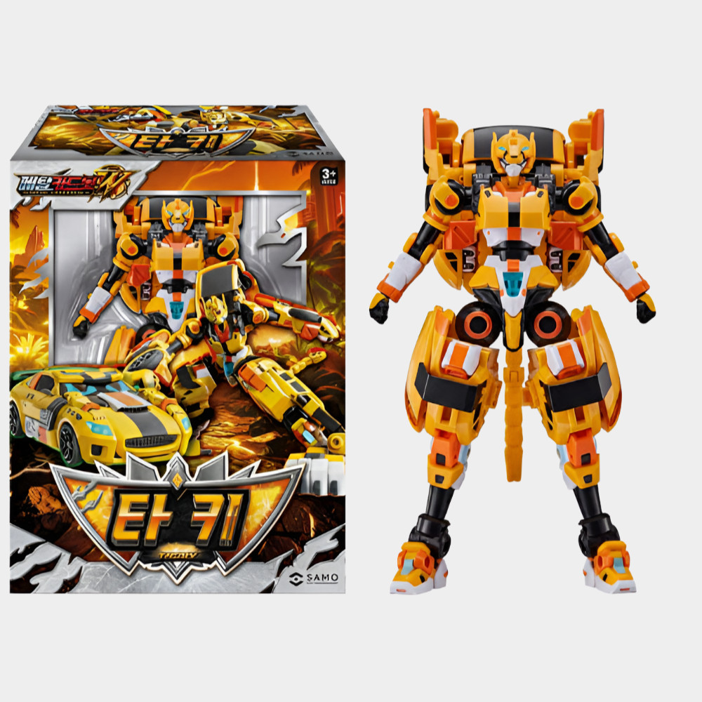 Metal Cardbot W Tachy Transformer Robot Cheetah Sports Car Korean Toy 2026